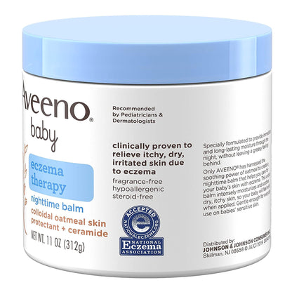 Aveeno® Baby Eczema Therapy Nighttime Balm, Jar