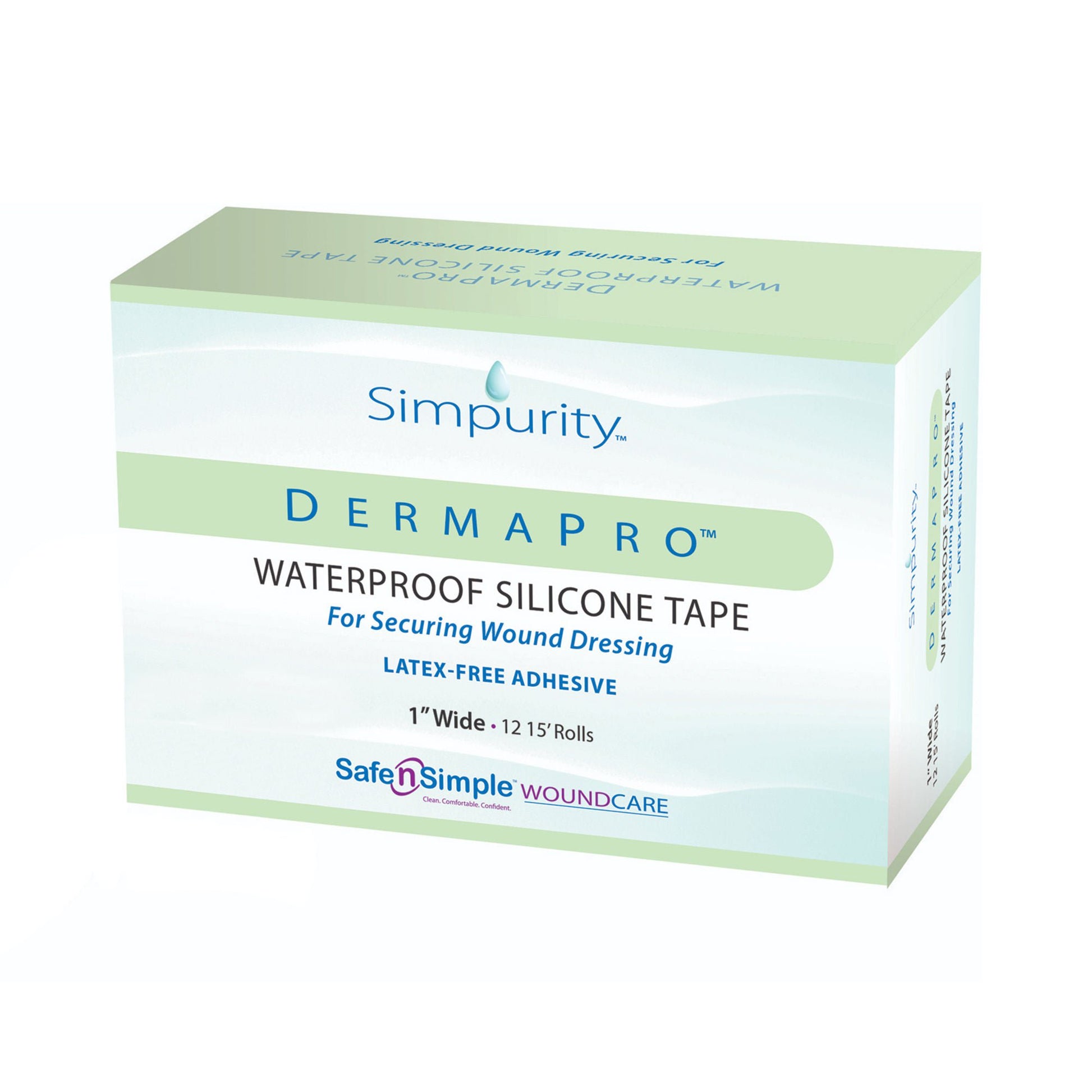 DermaPro™ Silicone Medical Tape, Transparent