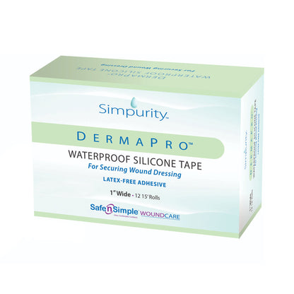 DermaPro™ Silicone Medical Tape, Transparent