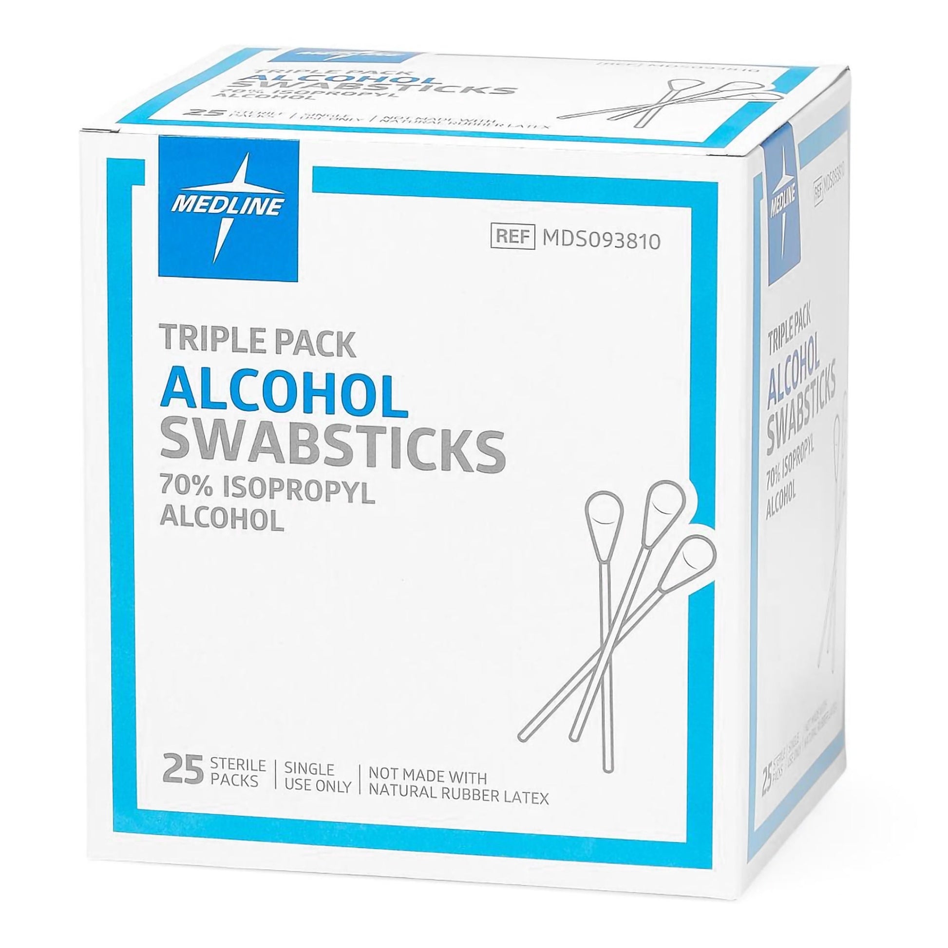 Impregnated Swabstick 70% Strength Isopropyl Alcohol Individual Packet