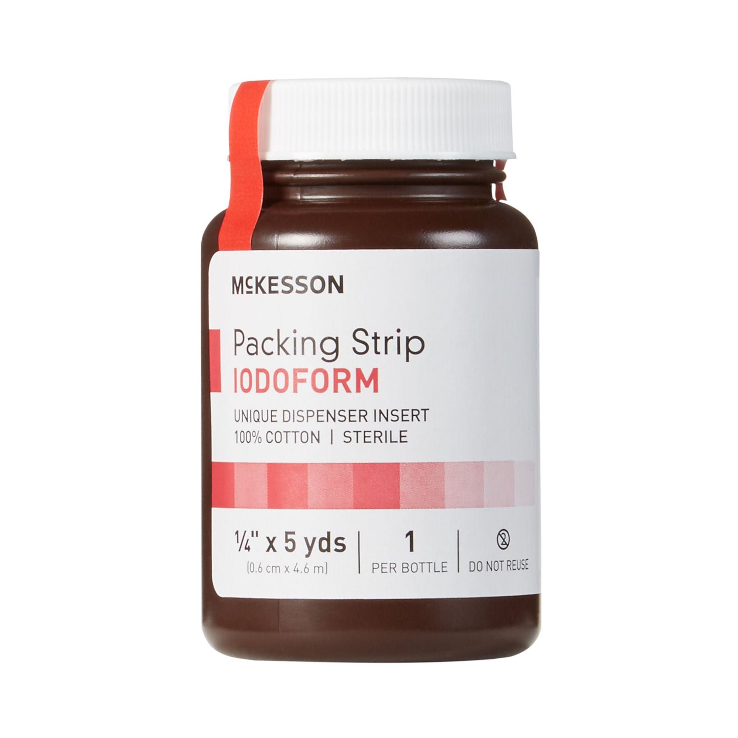 McKesson Iodoform Wound Packing Strip, ¼ Inch x