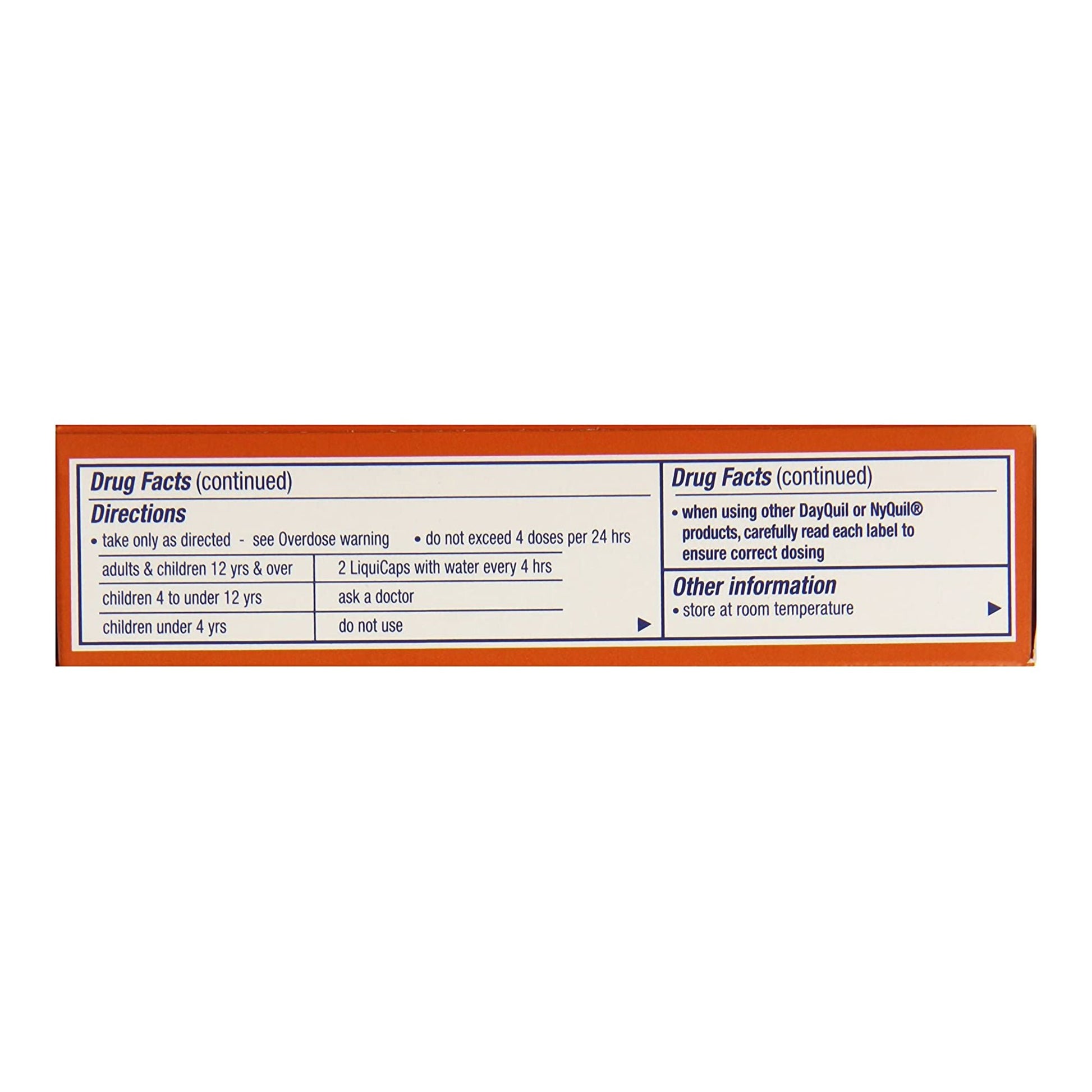 Vicks DayQuil Cold & Flu Multi-Symptom Relief LiquiCaps