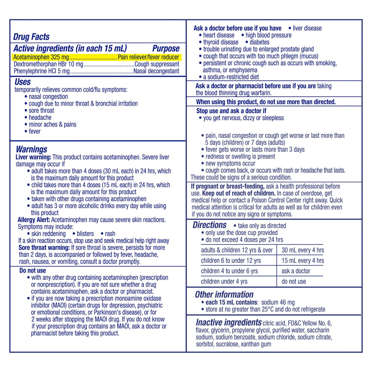 DayQuil Cold & Flu Liquid