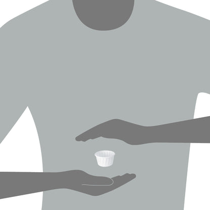 Solo Paper Soufflé Cup, White, capacity