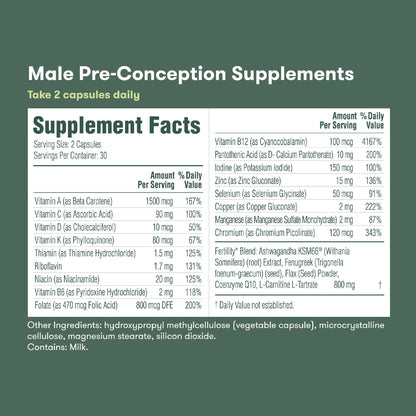 Frida Fertility Pre-Conception Supplement Set