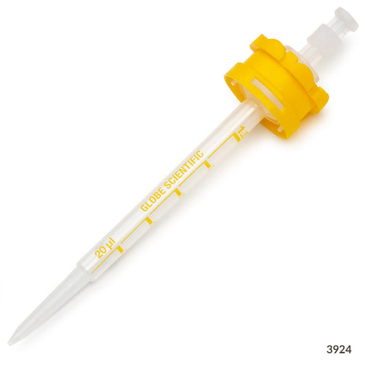 RV-Pette PRO Repeat Volume Dispenser Tips, 1.0 mL — Sterile & Non-Sterile, 100/Pack | Globe Scientific
