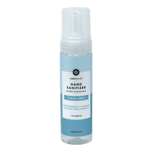 safeHands® Alcohol-Free Hand Sanitizer Bottle, Clean Linen Scent