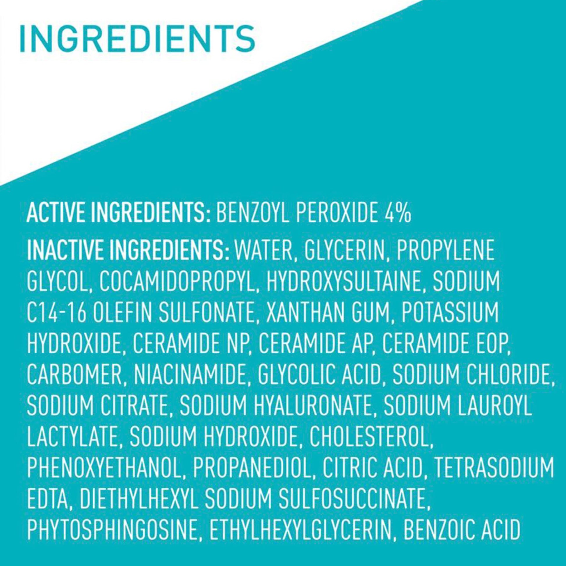 CeraVe® Acne Foaming Cream Cleanser
