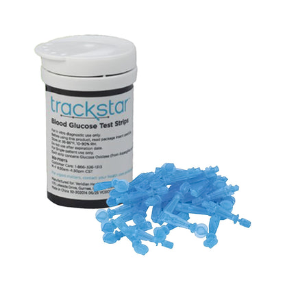 Trackstar Blood Glucose Test Strips 50 Pack For RPM PRO Gluscose Monitor