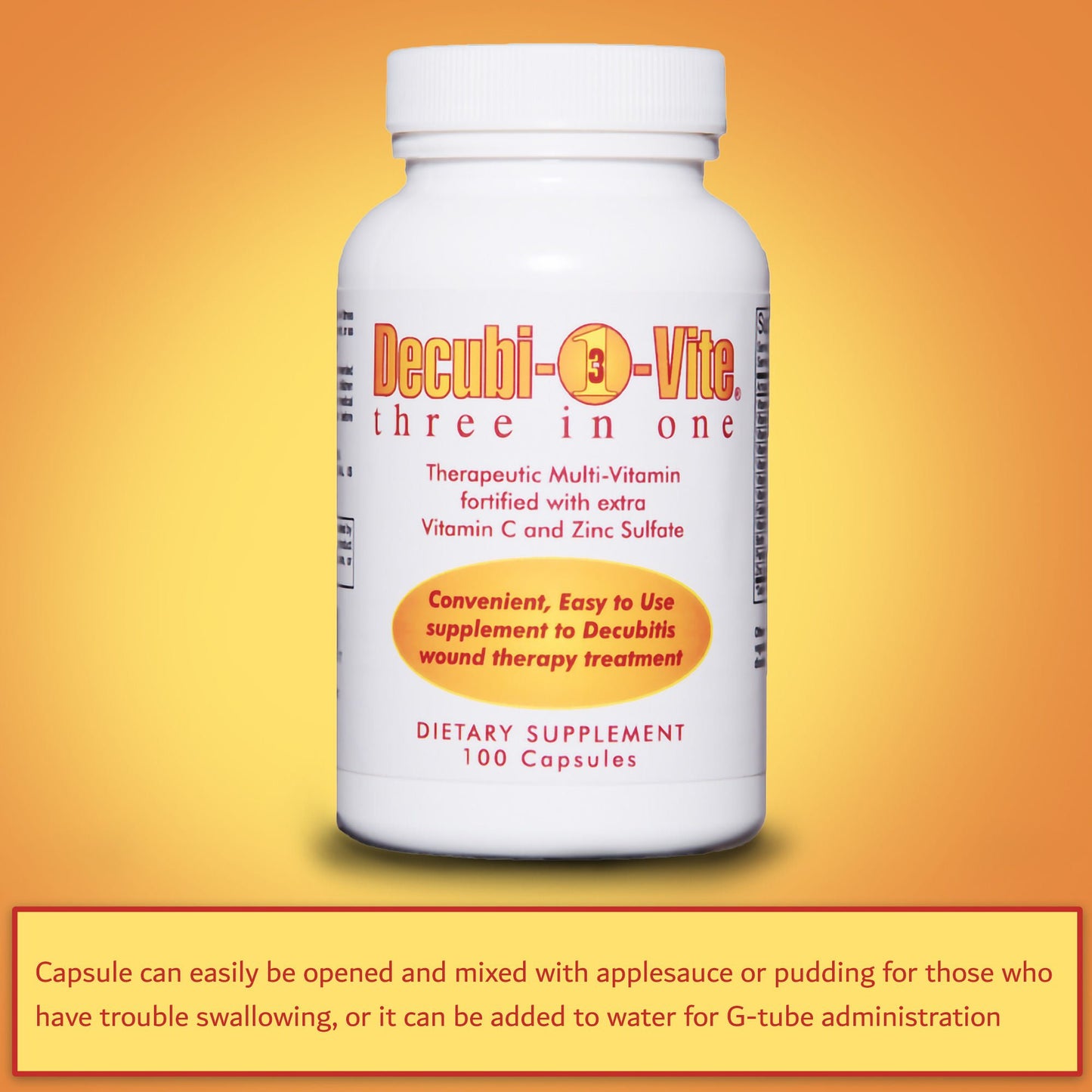 Decubi-Vite® Three In One Multivitamin Supplement