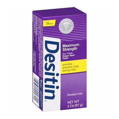 Desitin Maximum Strength Original zinc oxide paste, 4 oz tube