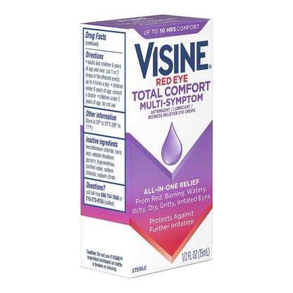 Visine Red Eye Total Comfort Multi-Symptom Eye Drops