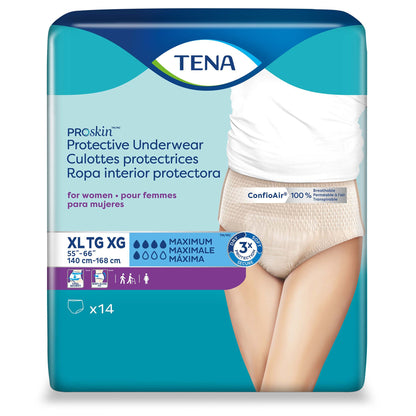 Tena® ProSkin™ Maximum Absorbent Underwear for Women, Extra Large