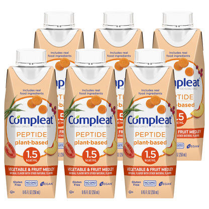 Compleat® Peptide 1.5 Cal Plant-Based Tube Feeding Formula, carton