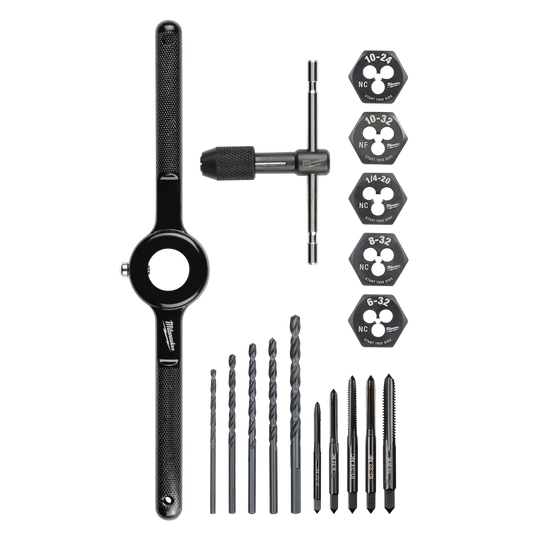 Milwaukee 17PC SAE Tap and Die Set 49-57-5315