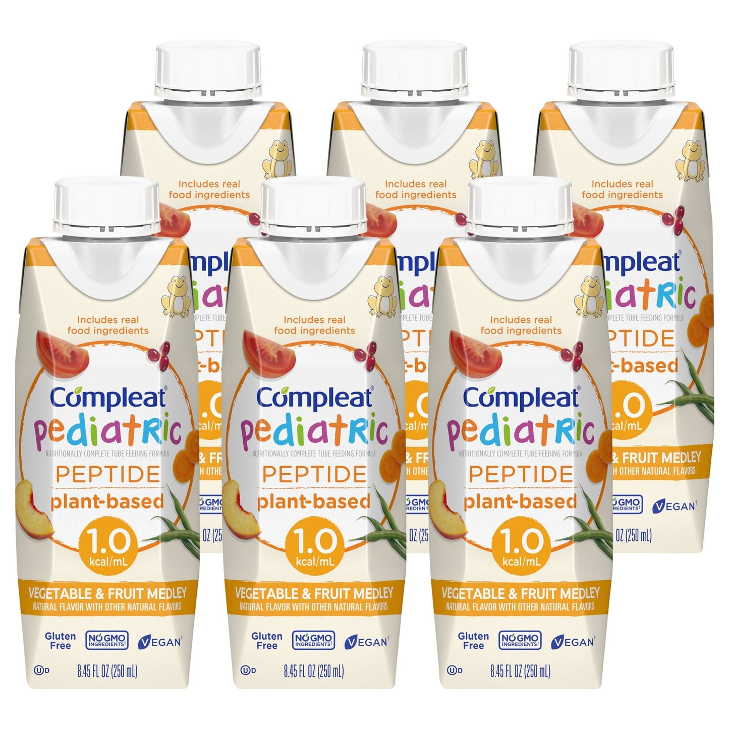 Compleat® Pediatric Peptide Plant-Based Tube Feed Formula, carton