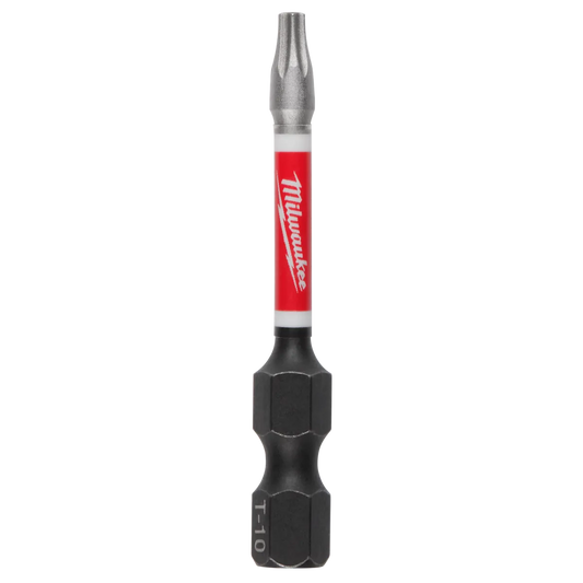 Milwaukee SHOCKWAVE Impact Duty 2" T10 Bit (2 Pk) 48-32-4982 | T10 Drive, 2-Piece
