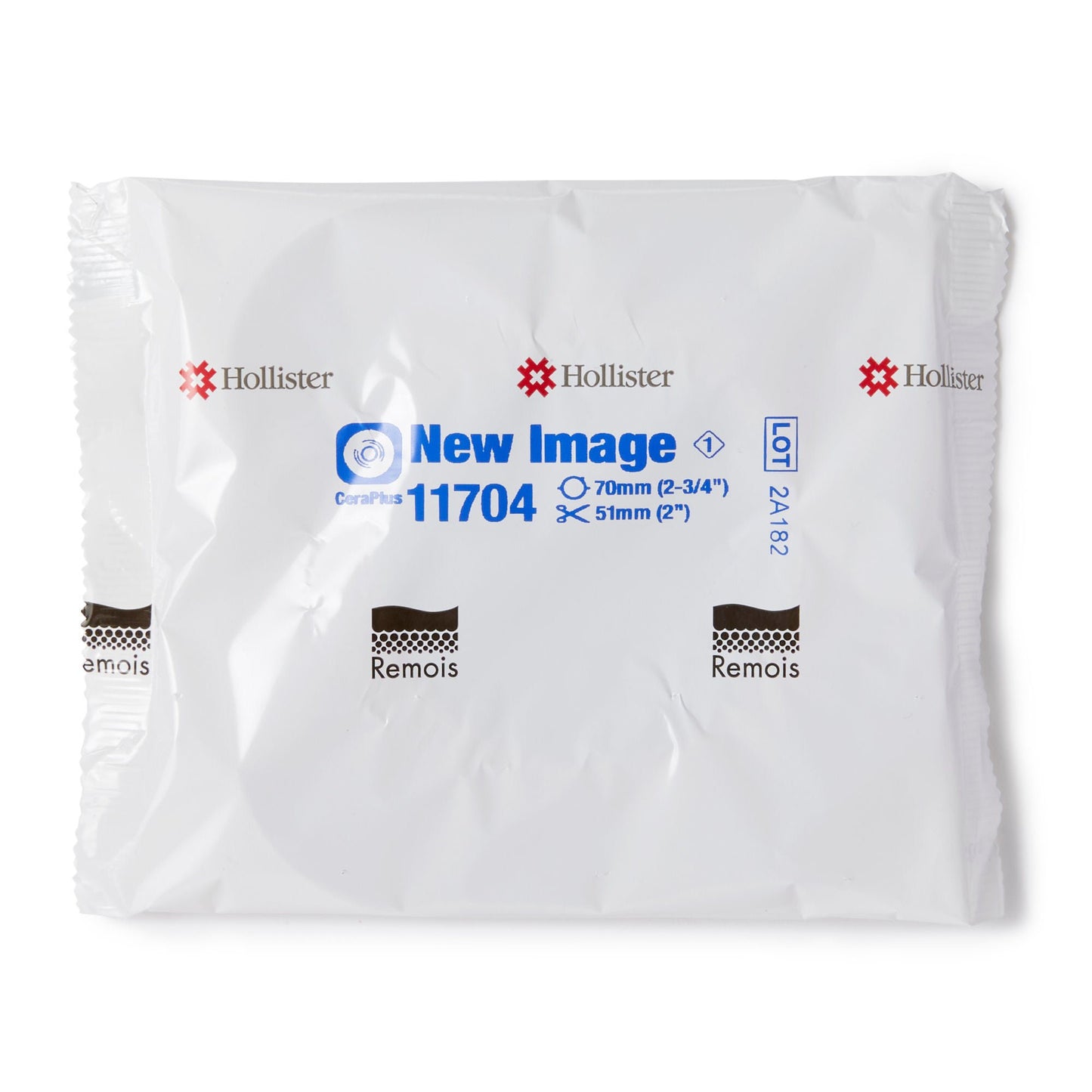 New Image™ CeraPlus™ Skin Barrier, Flange, Cut to Fit up to 51 mm, Blue