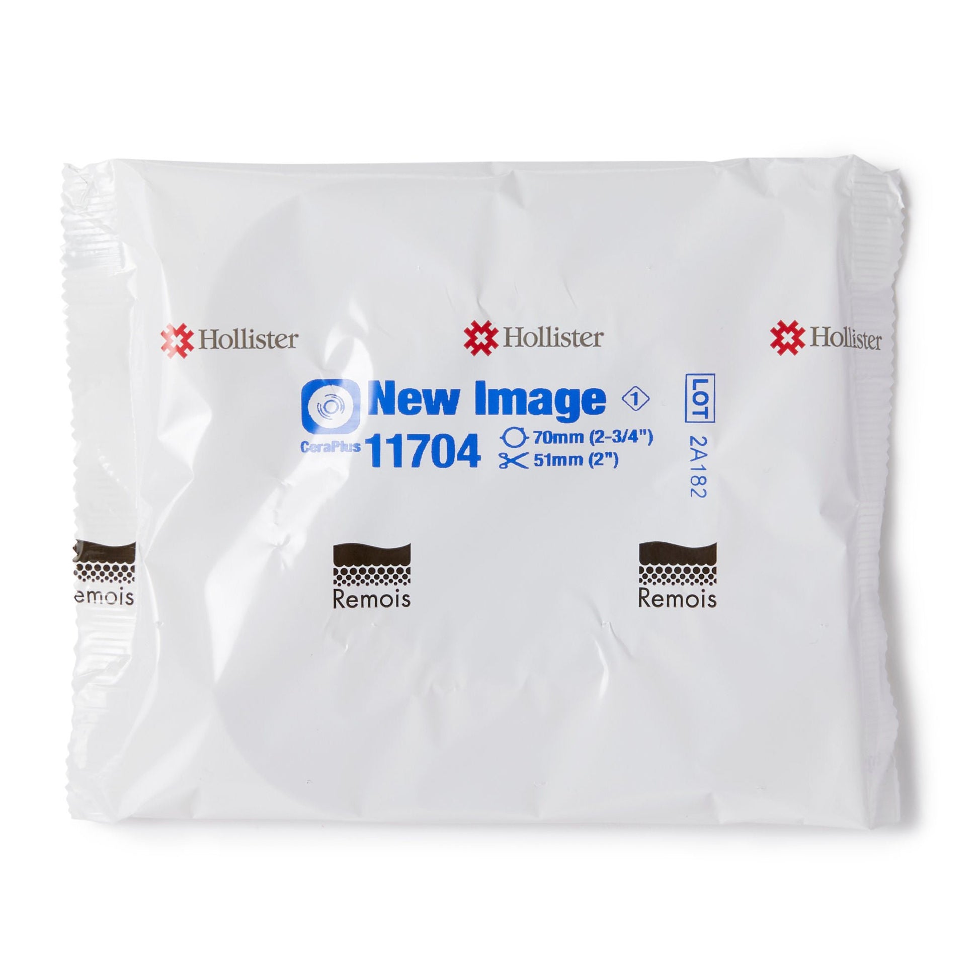 New Image™ CeraPlus™ Skin Barrier, Flange, Cut to Fit up to 51 mm, Blue
