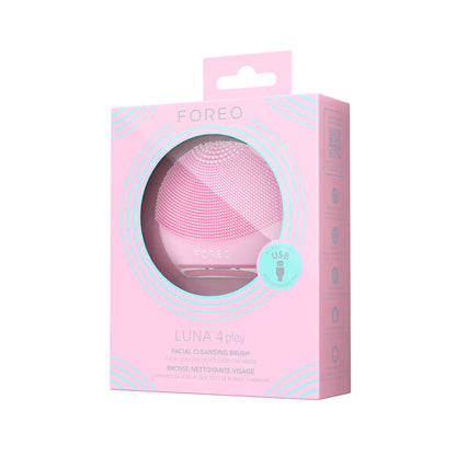 LUNA 4 Play Facial Cleansing Brush Silicone Tickle Me Pink
