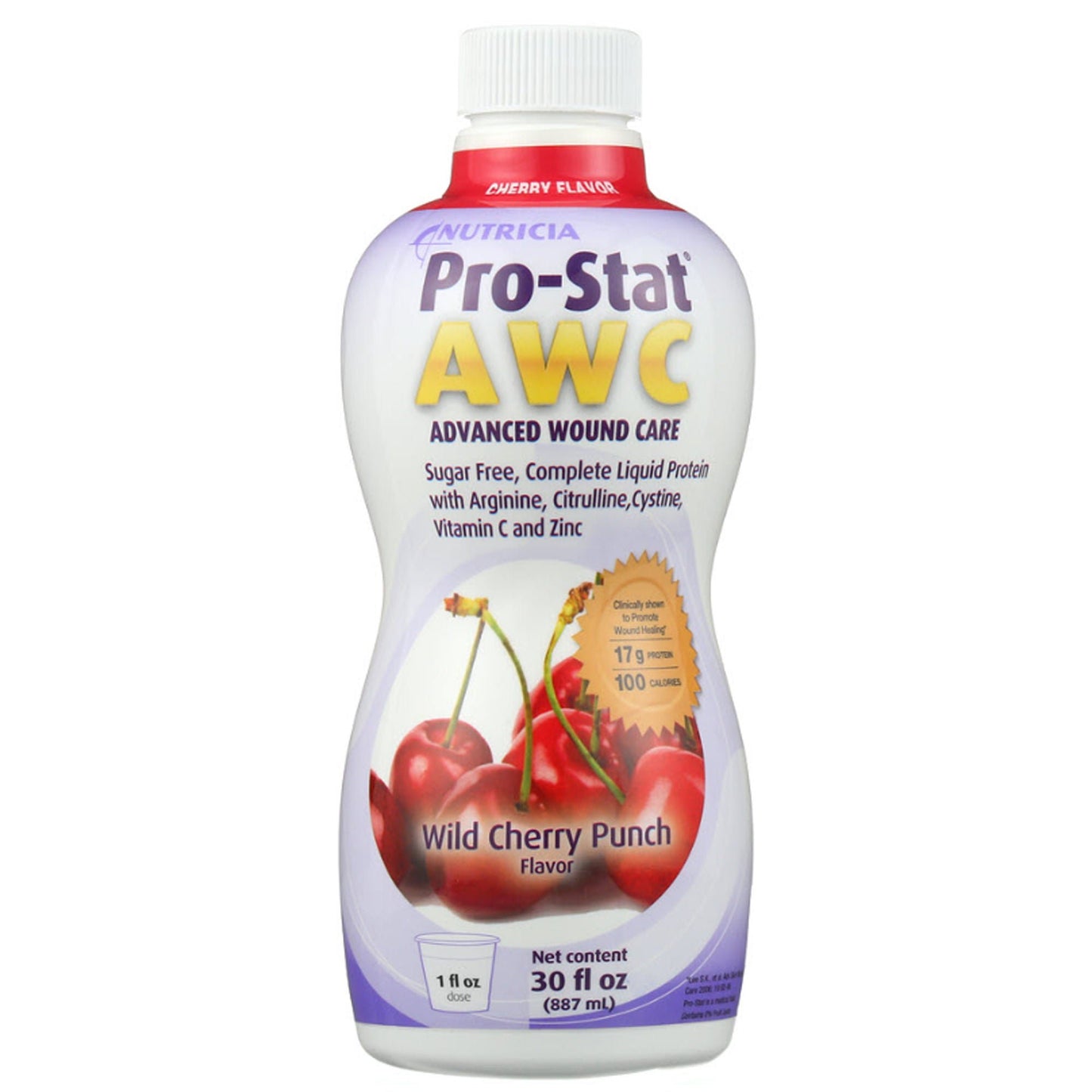 Pro-Stat® AWC Wild Cherry Punch Complete Liquid Protein, Bottle