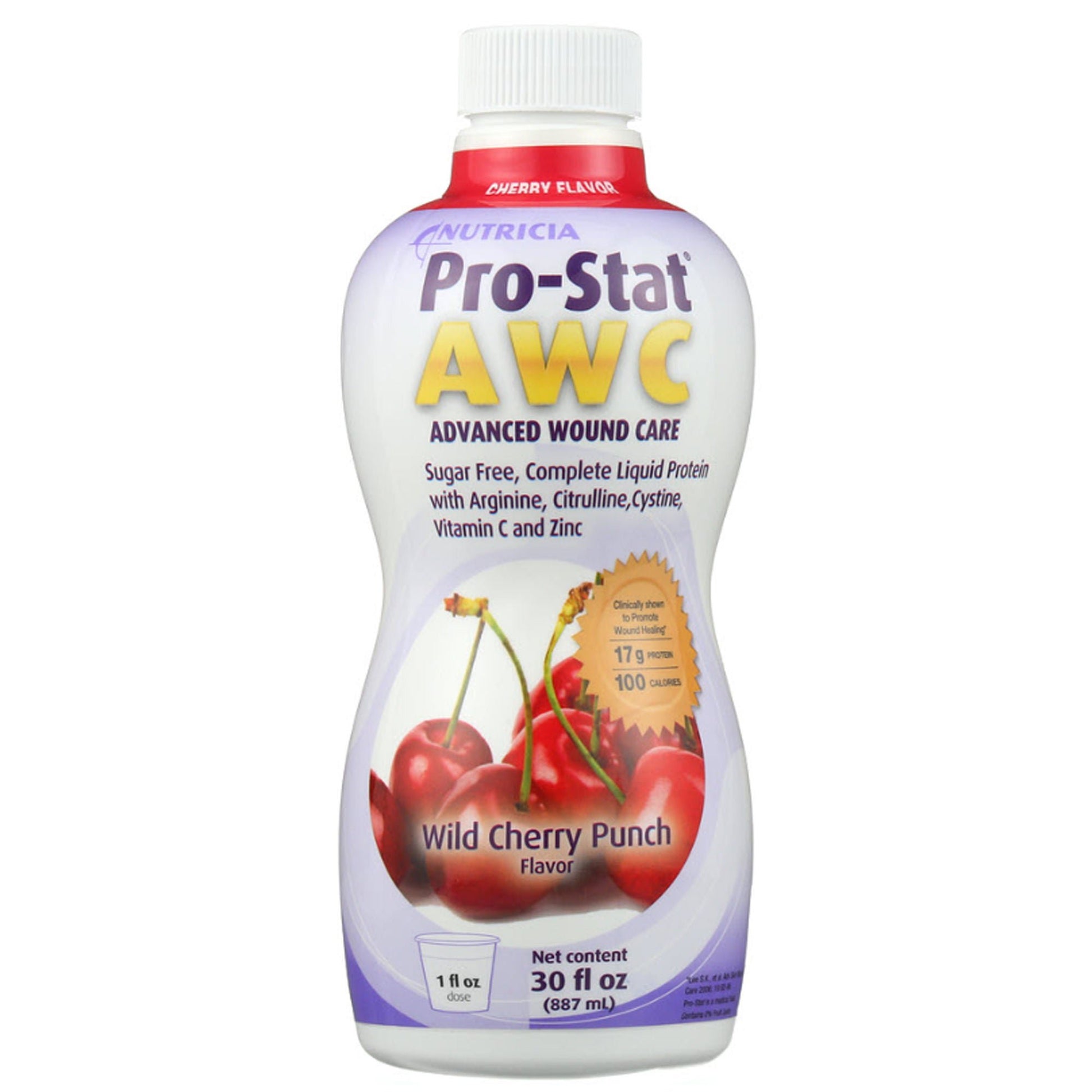Pro-Stat® AWC Wild Cherry Punch Complete Liquid Protein, Bottle