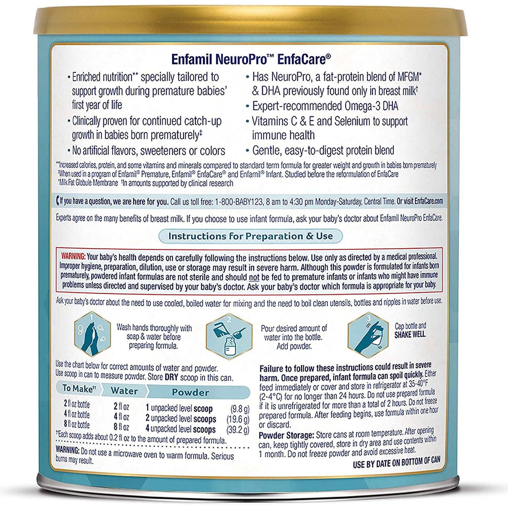 Enfamil® NeuroPro™ Enfacare® Infant Formula, Powder, can