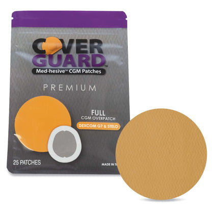 CoverGuard Sensor Overpatch Tan For Dexcom G7 Sensor