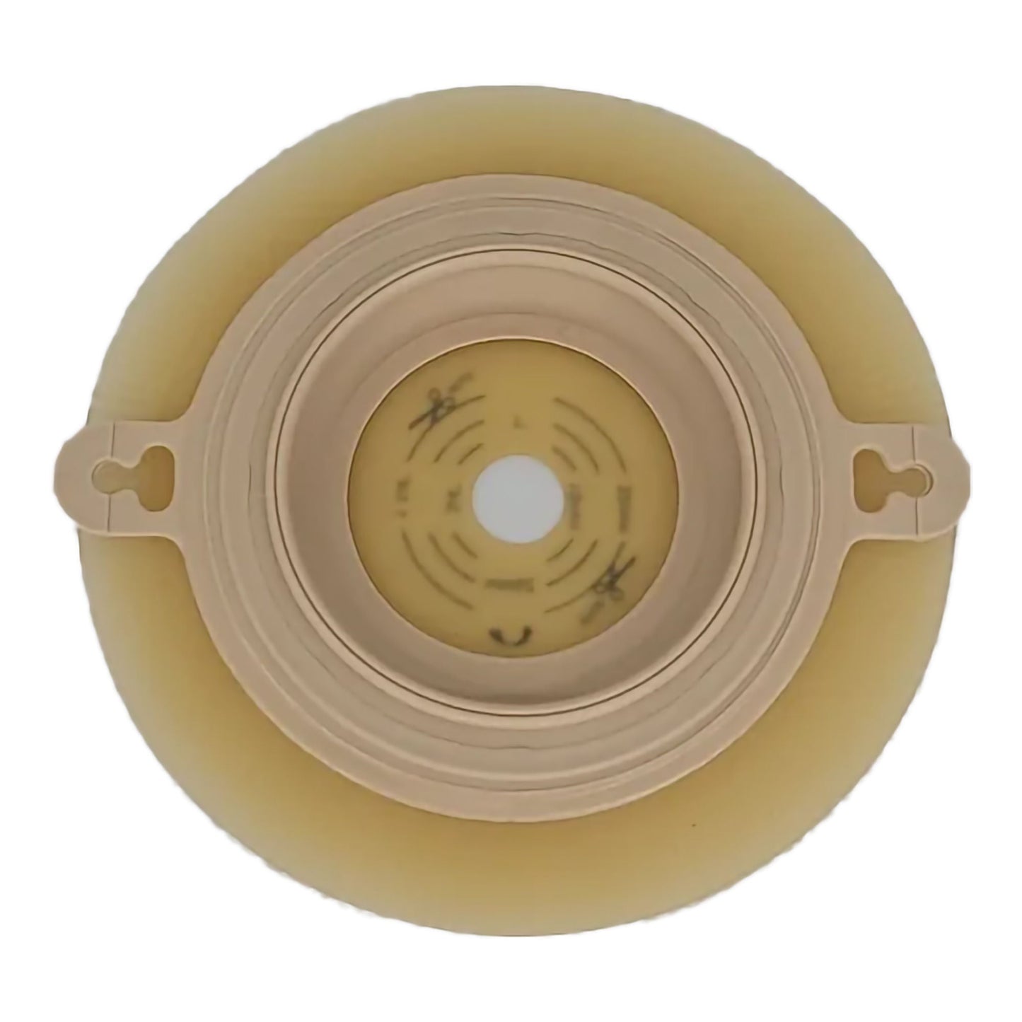 Safe n Simple Ostomy Barrier Trim to Fit, Standard Wear Adhesive Tape Collar Flange Up to 1-1/2 Inch Opening