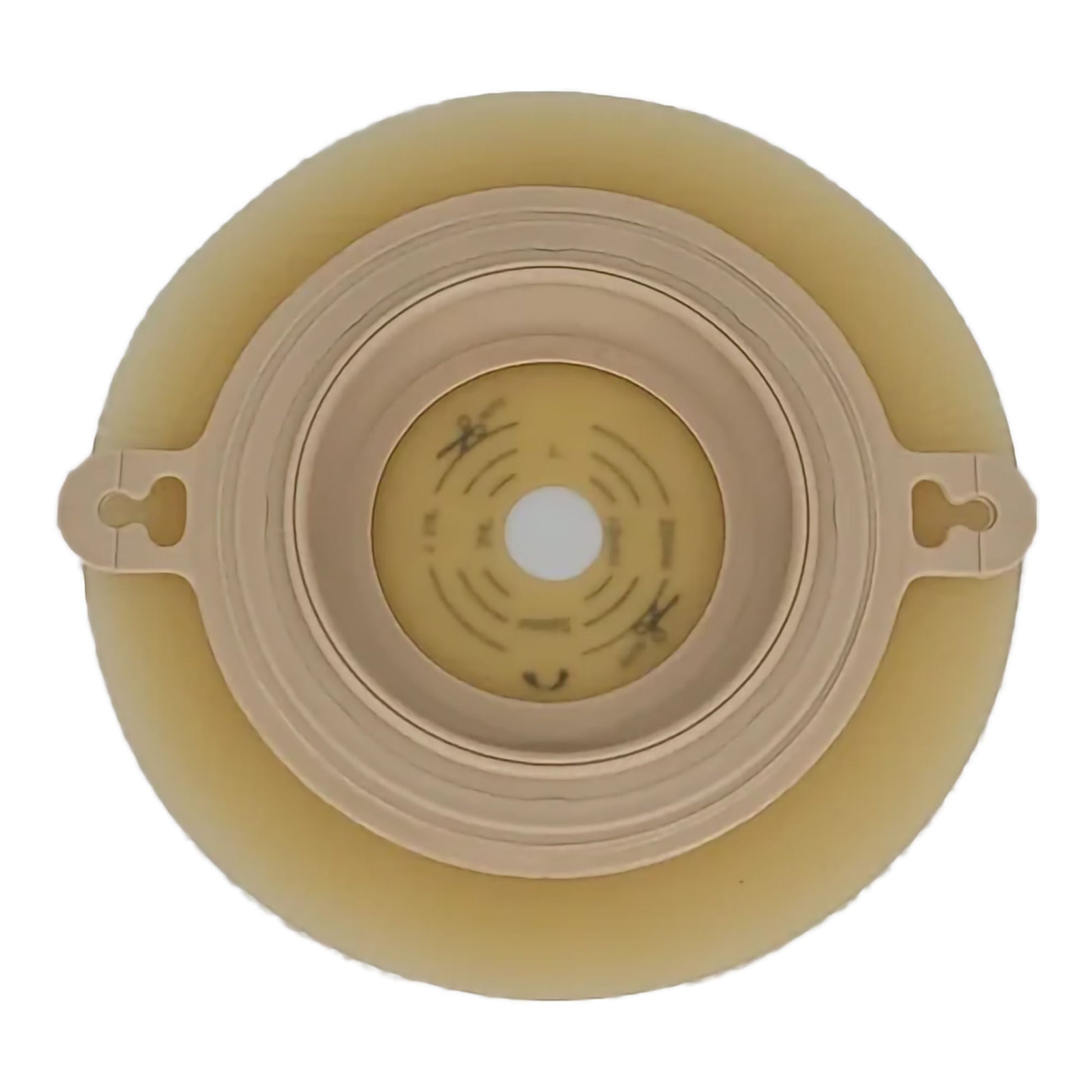 Safe n Simple Ostomy Barrier Trim to Fit, Standard Wear Adhesive Tape Collar Flange Up to 1-1/2 Inch Opening