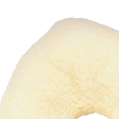 Hermell Products Faux Sherling Travel Neck Pillow