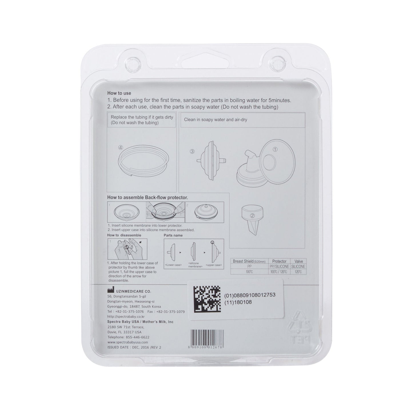 SpeCtra Breast Shield Replacement Set