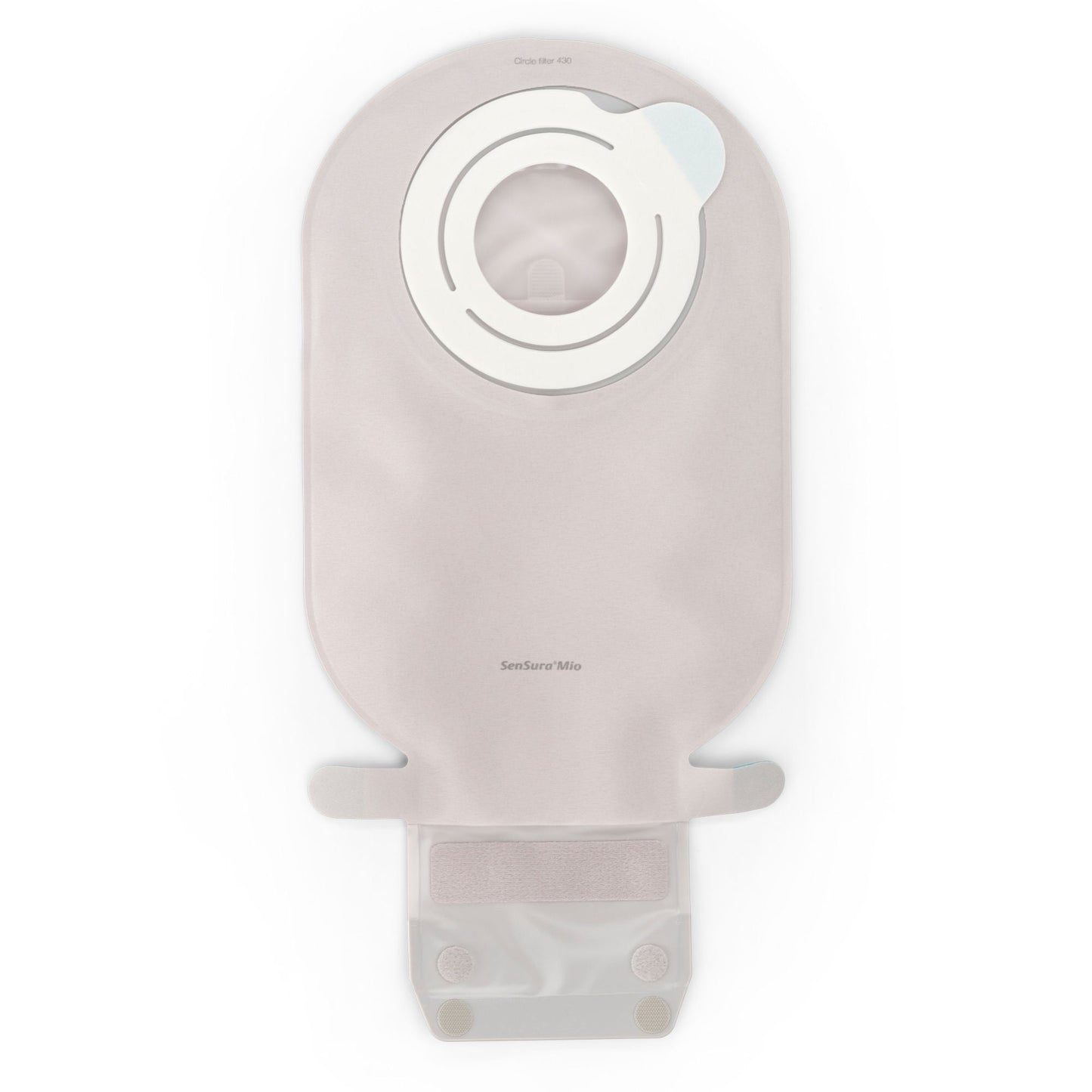 SenSura® Mio Flex 2-Piece Opaque Ostomy Pouch, Green Match