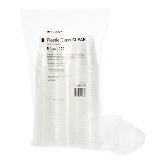 McKesson Polypropylene Drinking Cups, Clear