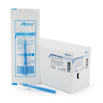 McKesson Argent™ Disposable Biopsy Punches, 4.0 mm – Box of 25