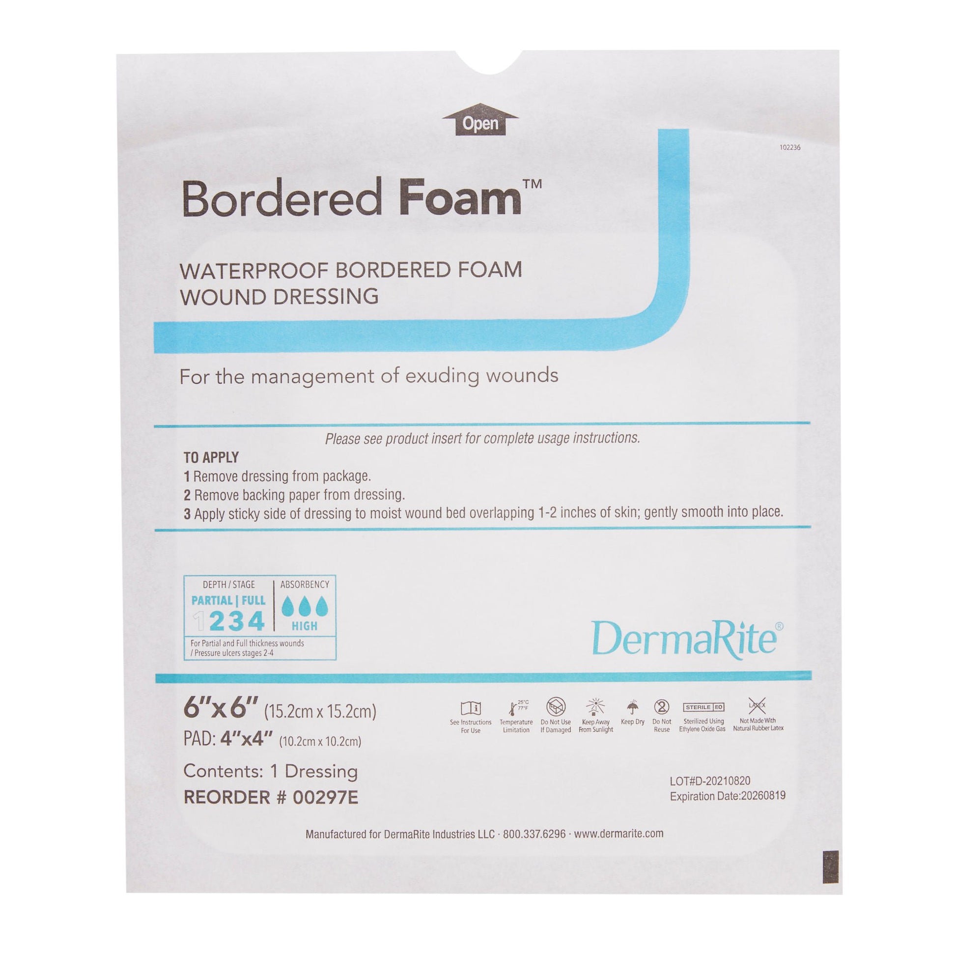 BorderedFoam® Adhesive with Border Foam Dressing
