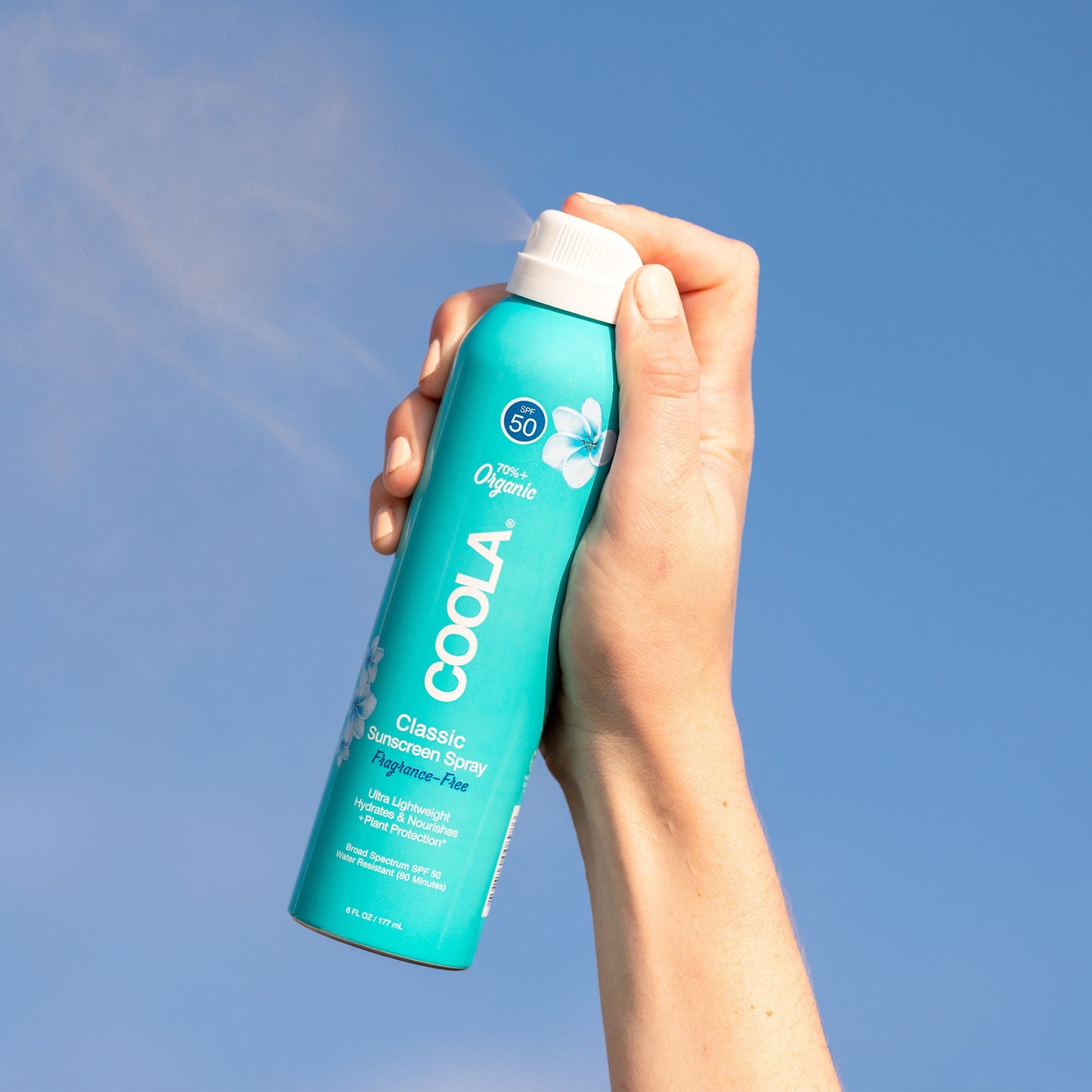 Coola® Classic Body Sunscreen Spray SPF 50 Fragrance Free, Aerosol Can