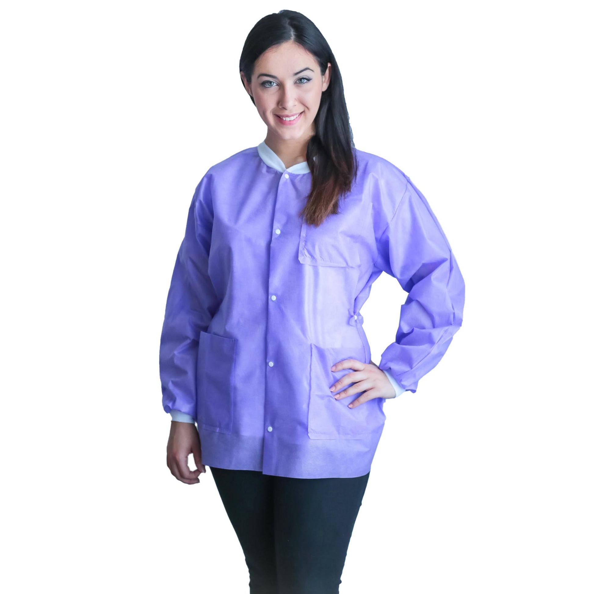 FitMe™ Lab Jacket, Purple, Medium