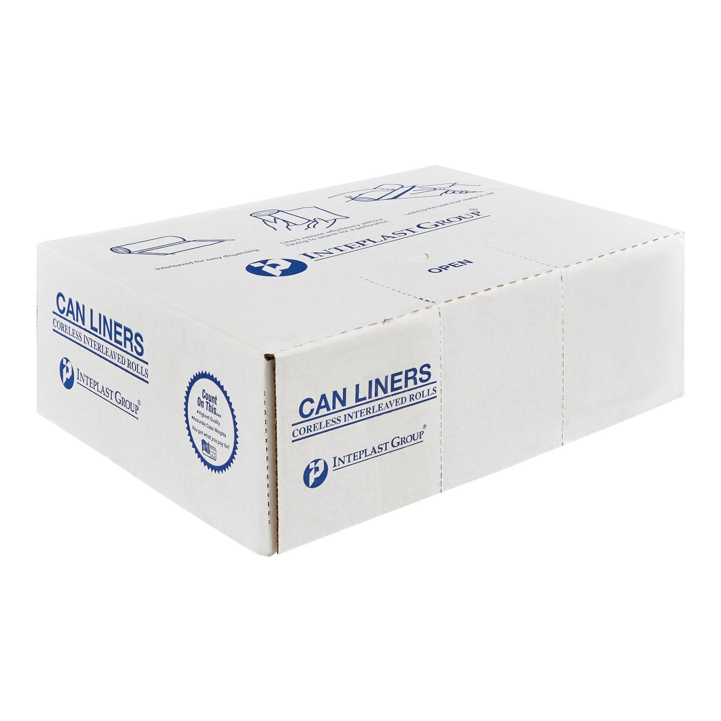 McKesson Extra Heavy Duty Trash Bag, Clear