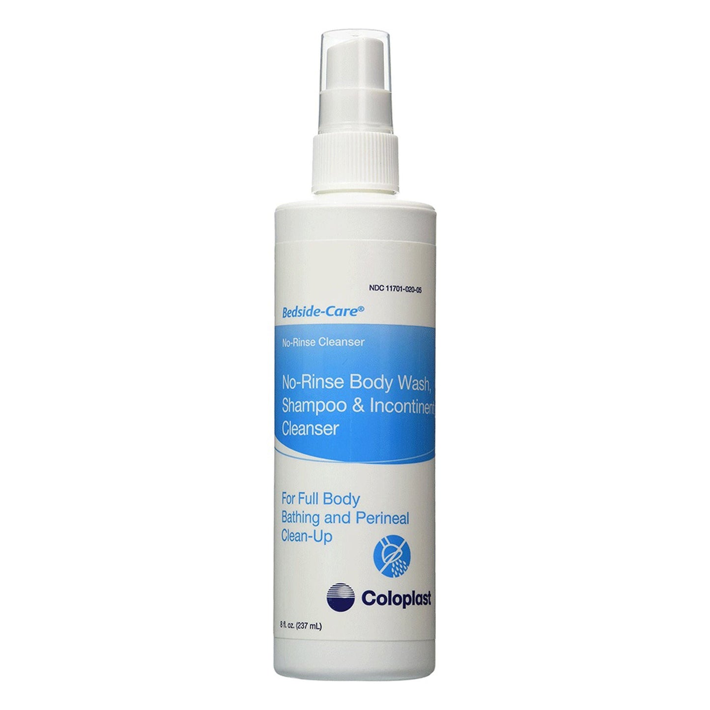 Bedside-Care® Rinse-Free Shampoo and Body Wash, Skin-Friendly Formula