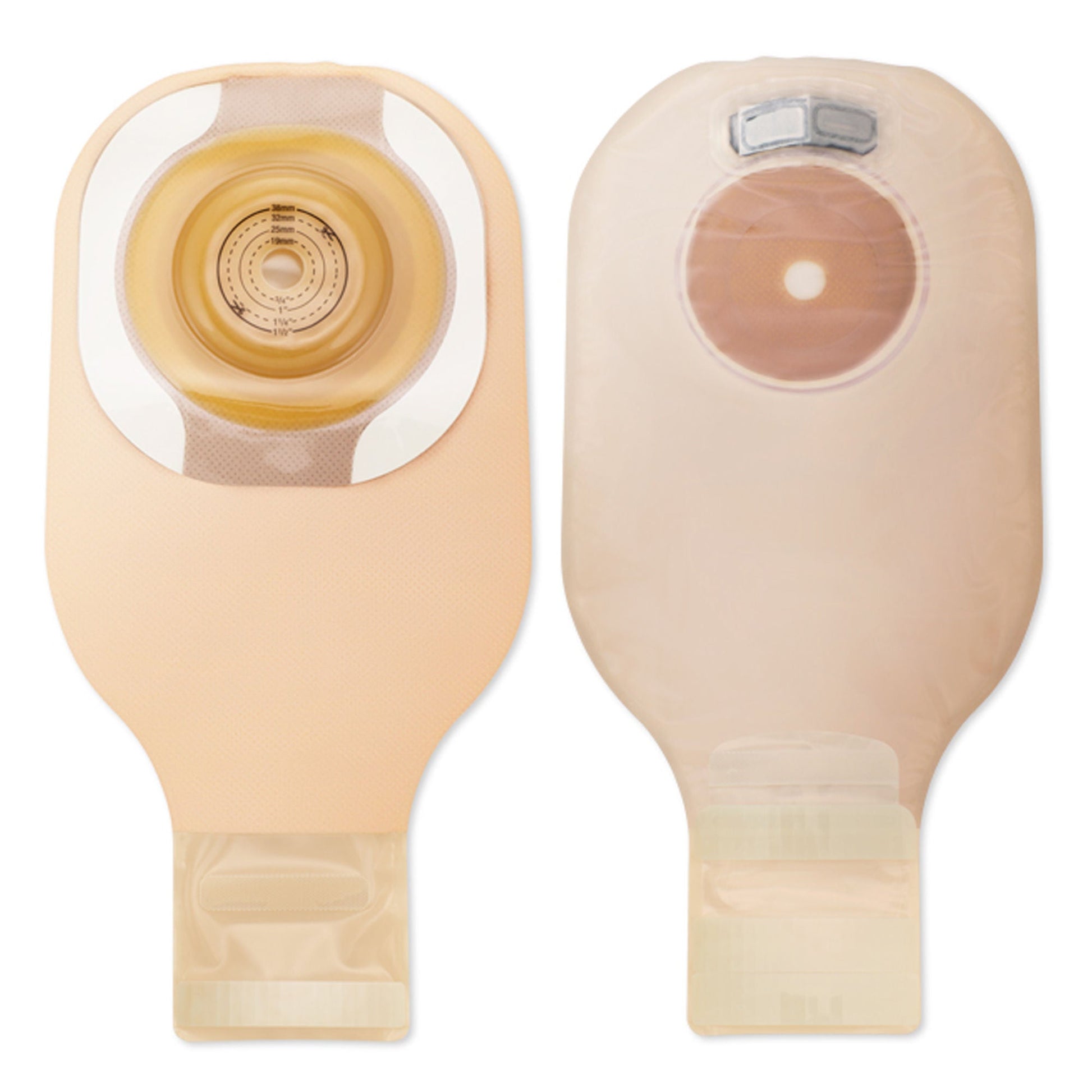 Premier™ Flextend™ One-Piece Beige Ostomy Pouch, Cut-to-fit