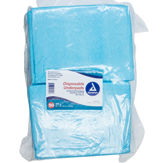Dynarex® Absorbent Fluff Fill Underpad
