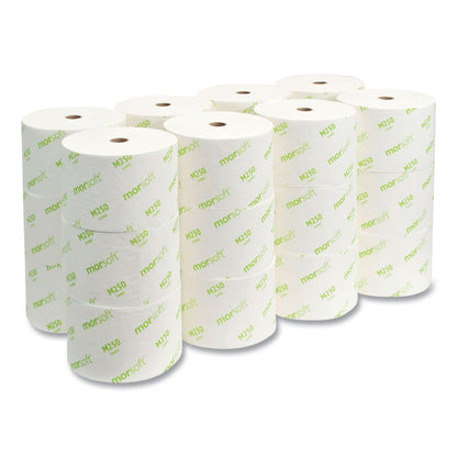 Morcon Toilet Tissue White 2-Ply Standard Size Cored Roll 1250 Sheets -1/2 Inch