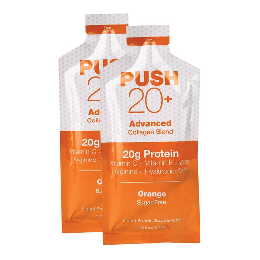 PUSH 20+ Oral Supplement Orange Flavor Liquid Individual Packet