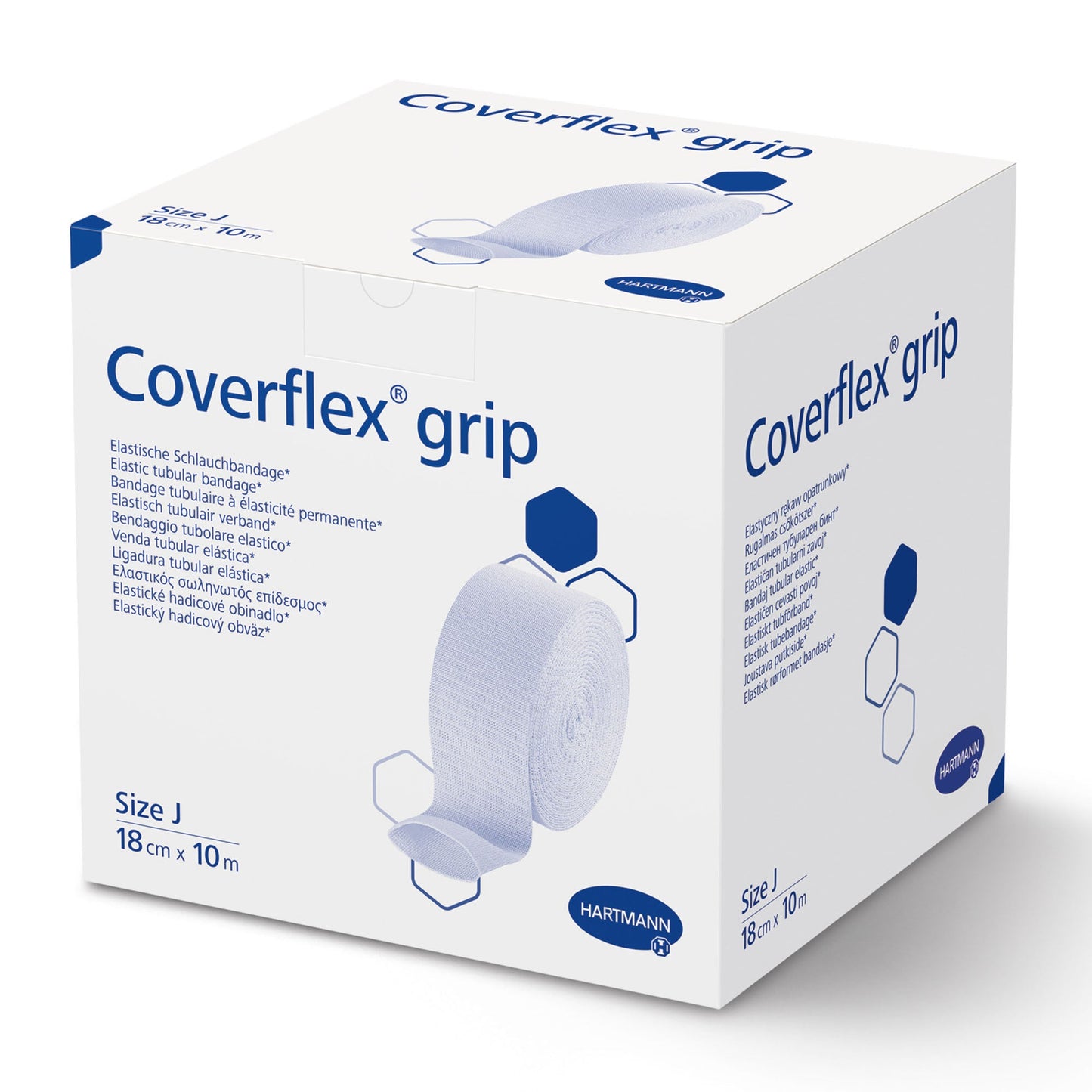 Coverflex® grip Pull-On Elastic Tubular Support Bandage, 7" x , Size J