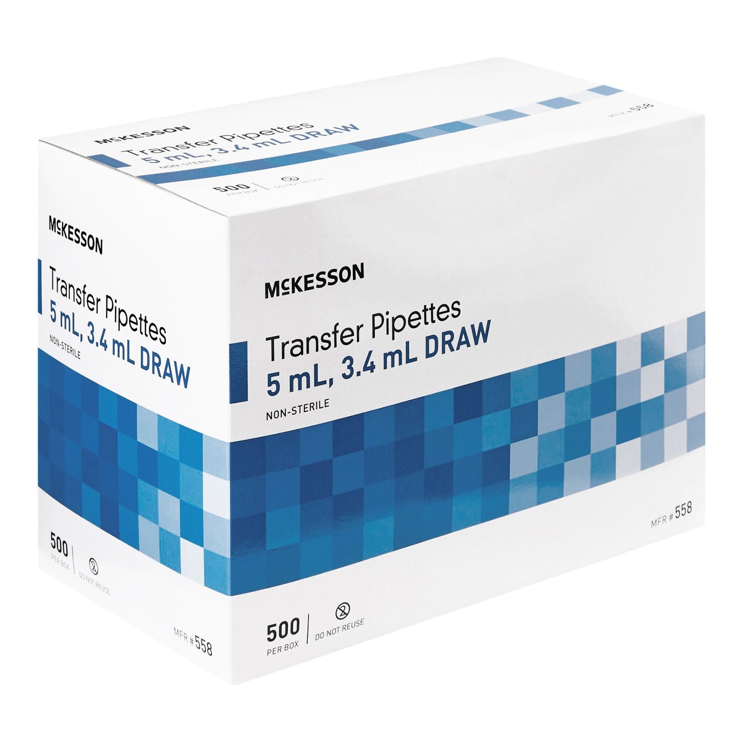 McKesson Transfer Pipette, 3.4 mL Draw Volume