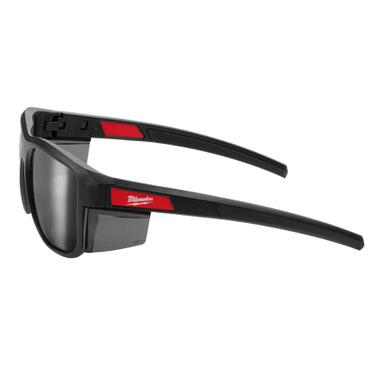 Milwaukee Polarized Full Frame Safety Glasses with Removable Side Shields – Silver Mirrored Dual Coat Lenses 48-73-2513