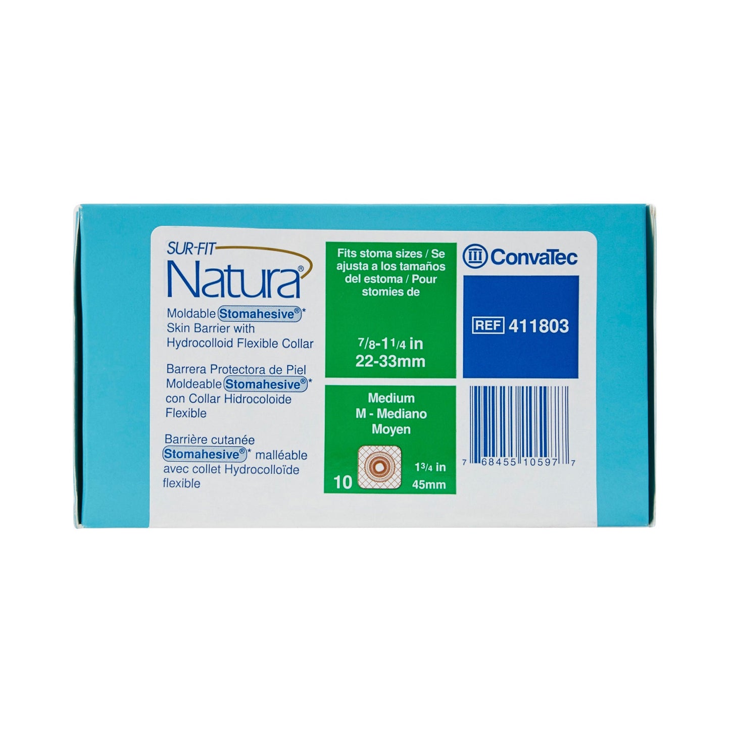 Sur-Fit Natura® Stomahesive® Ostomy Barrier Fits Stomas from