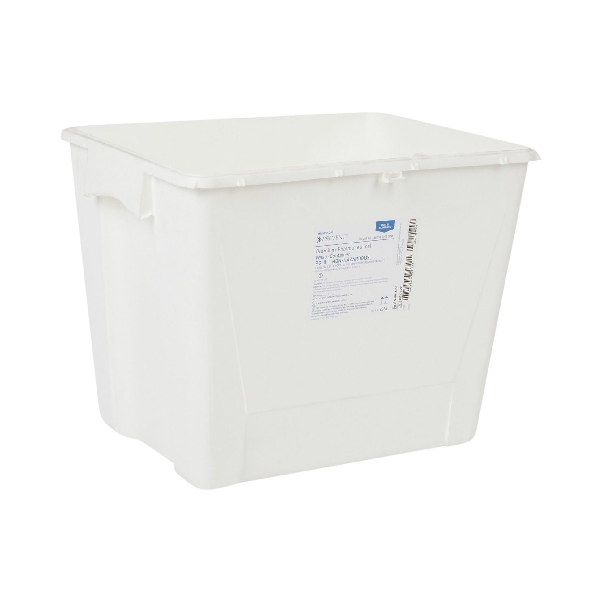 McKesson Prevent® Pharmaceutical Waste Container, 8 Gal.