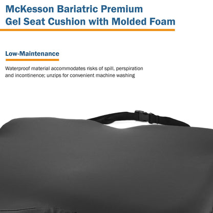 McKesson Premium Molded Foam Seat Cushion, 22 x 18 x 3 Inch